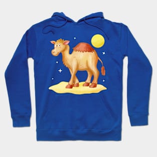 Hand Drawn Cartoon Camel Hoodie